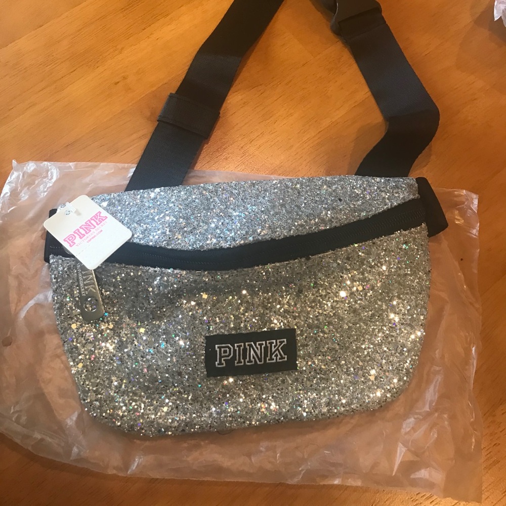 Victoria Secret Pink Sparkle Hip Bag